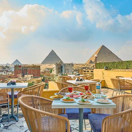Cleopatra Tower Pyramid View Hotel Kafret el-Gabal Kültér fotó