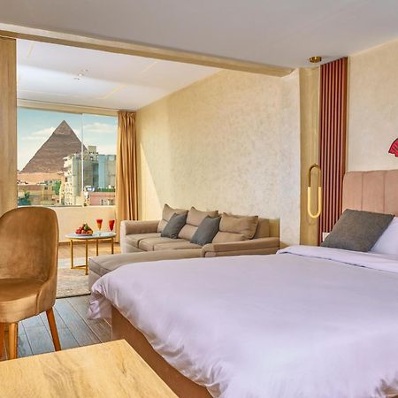 Cleopatra Tower Pyramid View Hotel Kafret el-Gabal Kültér fotó